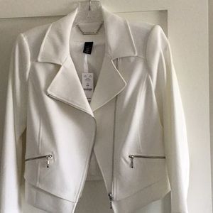 White House Black Market size 2 with silver zippers.  New tags still attached